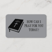あなたのために祈るには Church Pastor Gray 名刺 (正面)