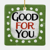 あなたのために良いオーナメント セラミックオーナメント (裏面)