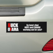 あなたのために隆起を解決することを望み、変える方法 バンパーステッカー (車上)