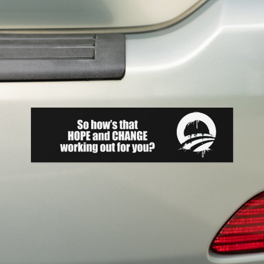 あなたのために隆起を解決することを望み、変える方法 バンパーステッカー (車上)