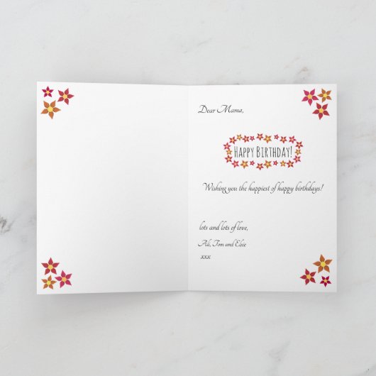 あなたのために カード (内部)