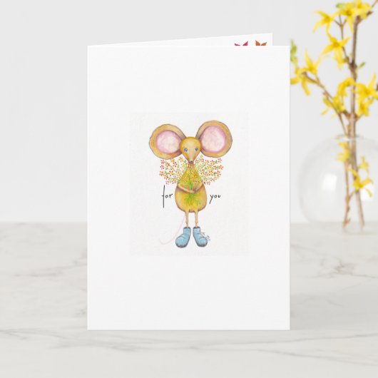 あなたのために カード (黄色い花)