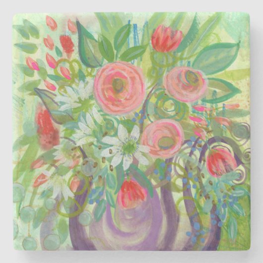 「あなたのために」石コースター ストーンコースター (正面)