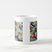 "あなたのために" Sealthのポップ・アートのなマグ コーヒーマグカップ (中央)