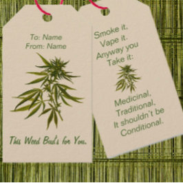 あなたのためのこの雑草の芽 ギフトタグ