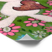 あなたのためのイースターバニー - 8x10  イースターうさぎの子供向けアート ポスター (角)