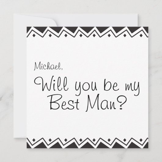 あなたのためのオリジナルヒゲクイズをプレゼント！ ウェディングパーティー！ 招待状 (裏面)