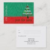 あなたのためのクリスマスのギフト券|ちょうど休日 割引カード (正面/裏面)