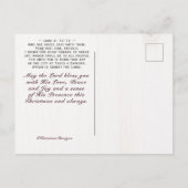 あなたのためのクリスマスの祈り 希望の神様があなたを満たしてくださいますように ポストカード (裏面)