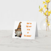 あなたのためのスカリーでありながら可愛くて面白いハロウィーン カード (黄色い花)