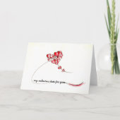 あなたのためのバレンタイン愛凧は梳きます シーズンカード (正面)