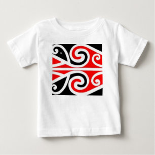 あなたのためのマオリのデザインの種族の芸術 ベビーTシャツ