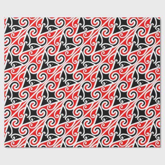 あなたのためのマオリのデザインの種族の芸術 ラッピングペーパー (フラット)