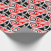 あなたのためのマオリのデザインの種族の芸術 ラッピングペーパー (角)