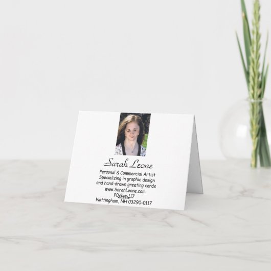 あなたのための強打された子ネコ シーズンカード (裏面)