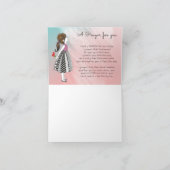 あなたのための感動的な祈り　グリーティングカード サンキューカード (内部)