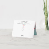 あなたのための感動的な祈り　グリーティングカード サンキューカード (裏面)