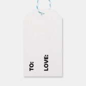 あなたのための手作りのギフタグ（クラフター向け） ギフトタグ (裏面)