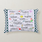 あなたのための私の祈りの言葉 アクセントクッション (正面)