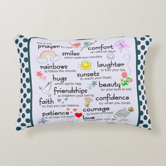 あなたのための私の祈りの言葉 アクセントクッション (正面)