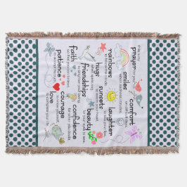 あなたのための私の祈りの言葉 スローブランケット