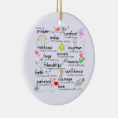 あなたのための私の祈りの言葉 セラミックオーナメント (右)