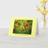 あなたのための花の分野ちょうど- Notecard カード (黄色い花)