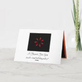 あなたのための花バースデー・カード カード (裏面)