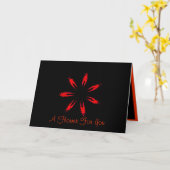 あなたのための花バースデー・カード カード (黄色い花)