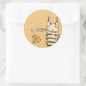 あなたのための花 ラウンドシール (バッグ)