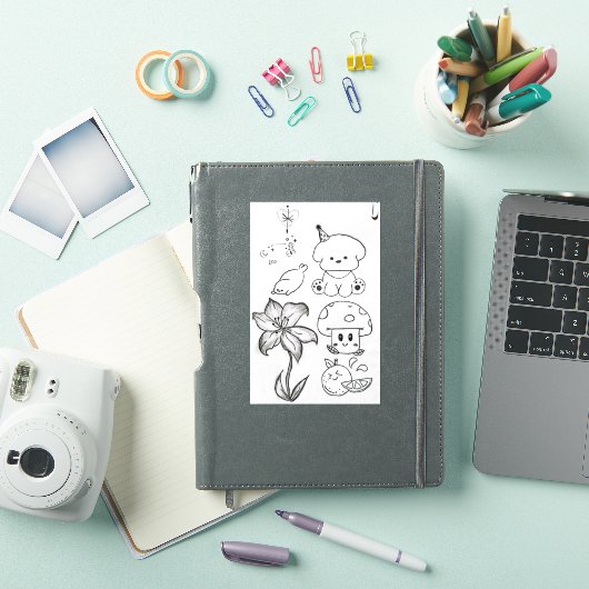 あなたのための落書きページ シール (iPadカバー)