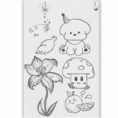 あなたのための落書きページ シール (正面)
