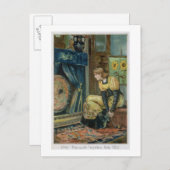 あなたのための非常に大切な願い、ビクトリアンなクリスマス シーズンポストカード (正面/裏面)