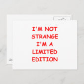 あなたのための面白いジョーク ポストカード (正面/裏面)