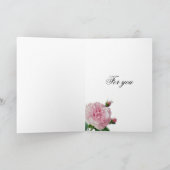 あなたのためのLa Lettre D'amour カード (内部)