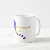 あなたのため、千回 コーヒーマグカップ (正面右)