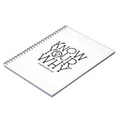 あなたのなぜより頭が切れるな芸術家のノート知って下さい ノートブック (左側)