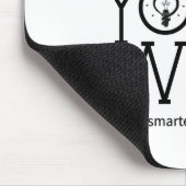 あなたのなぜより頭が切れるな芸術家のマウスパッド知って下さい マウスパッド (コーナー)