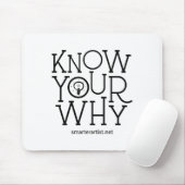 あなたのなぜより頭が切れるな芸術家のマウスパッド知って下さい マウスパッド (マウス)