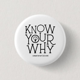 あなたのなぜより頭が切れるな芸術家ボタン知って下さい 缶バッジ