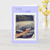 、あなたののために残念、損失 カード (黄色い花)