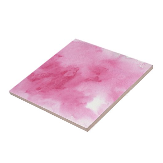 あなたののためのピンクの水彩画の背景 タイル (側面)