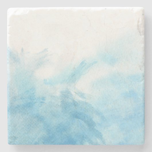 あなたののための多彩な水彩画の背景 ストーンコースター (正面)