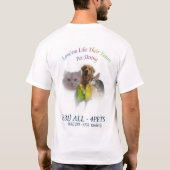 あなたののようにそれらを愛して下さい Tシャツ (裏面)
