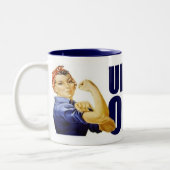 あなたのの上オバマ ツートーンマグカップ (左)