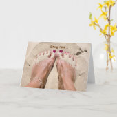 あなたのはだしで考える カード (黄色い花)