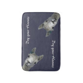 あなたのひづめ-アルパカ--を乾燥して下さい バスマット (正面縦)