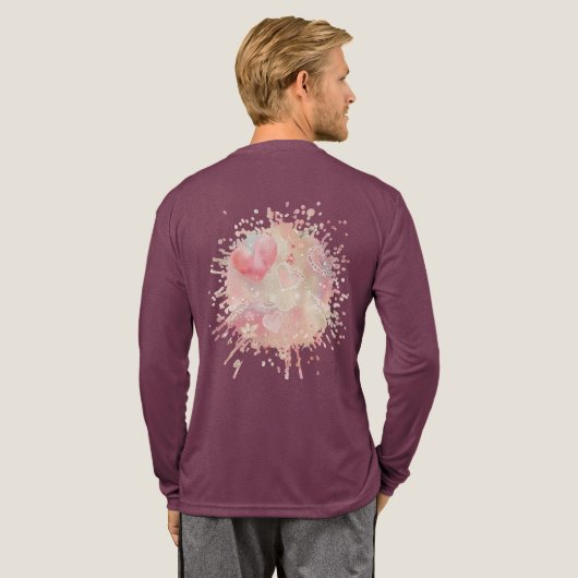 あなたのほほ染まり トライブレンドＴシャツ (背面全体)