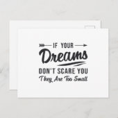 あなたのもし夢はCEOビジネスボスを脅かさない ポストカード (正面/裏面)