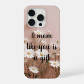 あなたのようなお母さんは宝物 iPhoneケース (裏面)